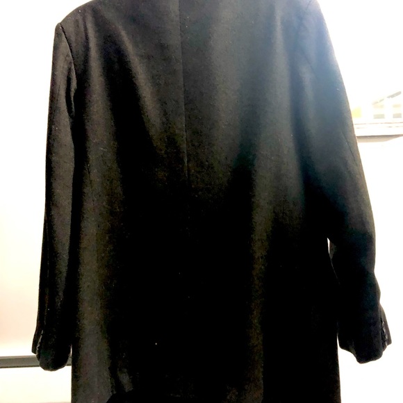 Black Men’s Woollen Coat - Picture 2 of 7